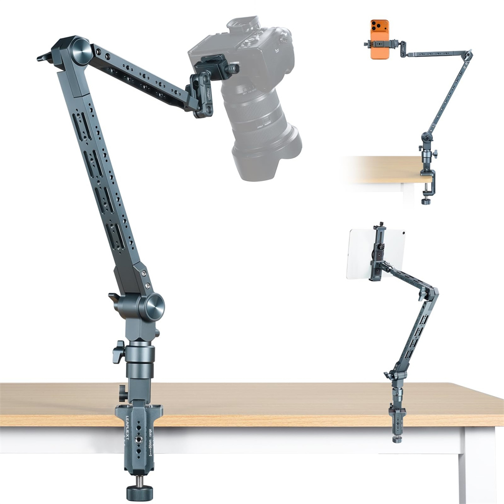 Photography Desk - ขาตั้งอะลูมิเนียมแบบปรับได้ รับน้ำหนักได้ 5 กก./11 ปอนด์ สำหรับ