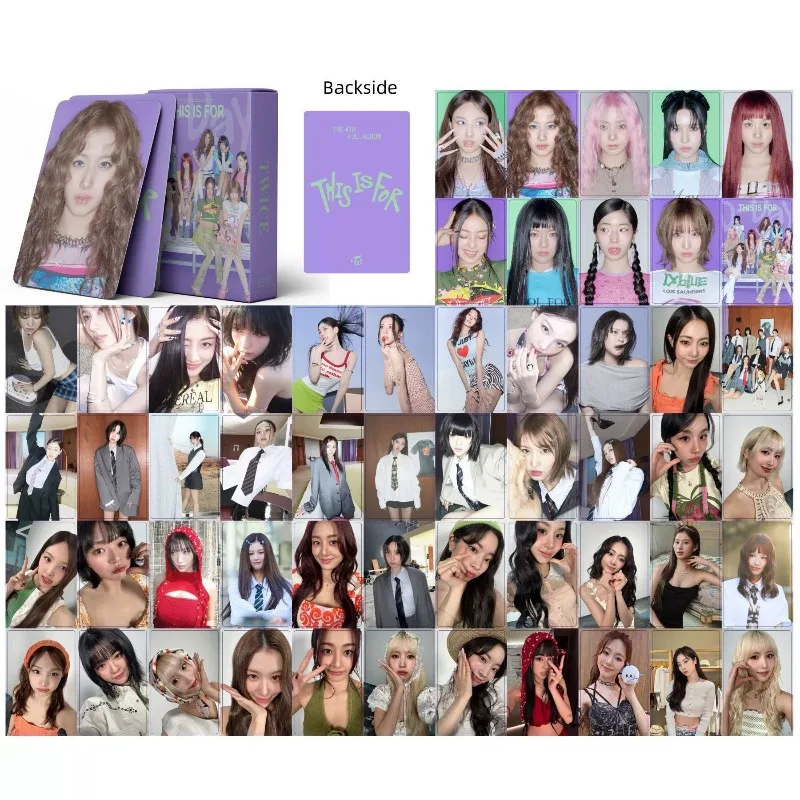 Photography Ideas - การ์ดโลโม่โฮโลแกรมเลเซอร์กลิตเตอร์ TWICES 55 ชิ้น การ์ดภาพถ่ายขนาดเล็กแบบ HD