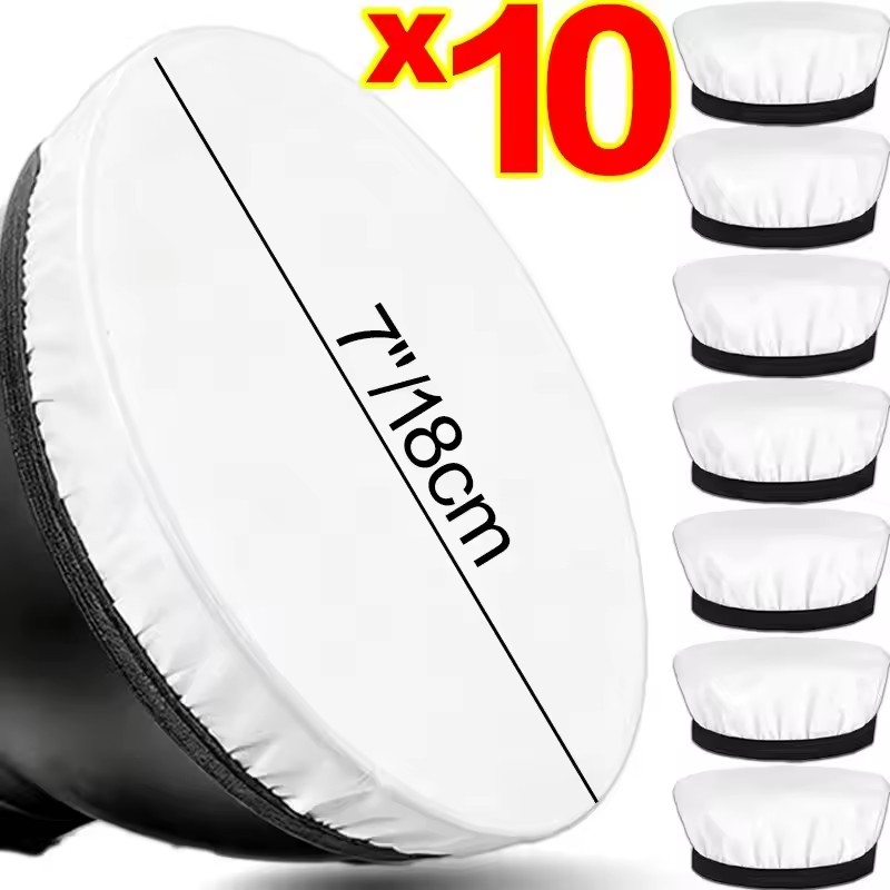 Reflector 5 In 1 - 1/3/5/10 ชิ้น ผ้ากระจายแสงนุ่มสำหรับถ่ายภาพ ขนาด 7 นิ้ว