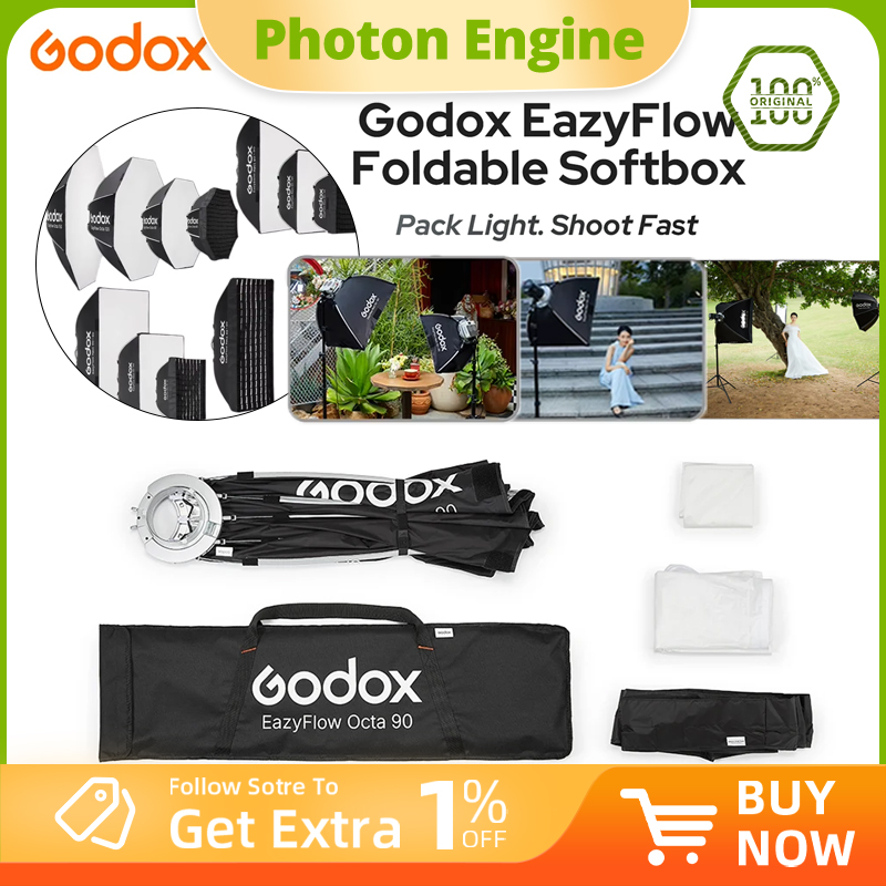Photography Treatment - ซอฟต์บ็อกซ์พับได้ Godox EazyFlow series แบบ Bowens