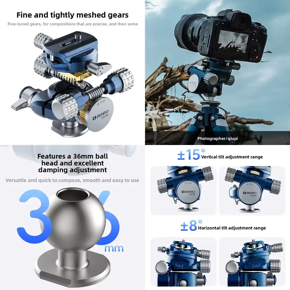 Photography Landscape - หัวบอลปรับได้ 3 ทิศทาง BENRO GD36PT ทำจากอะลูมิเนียม
