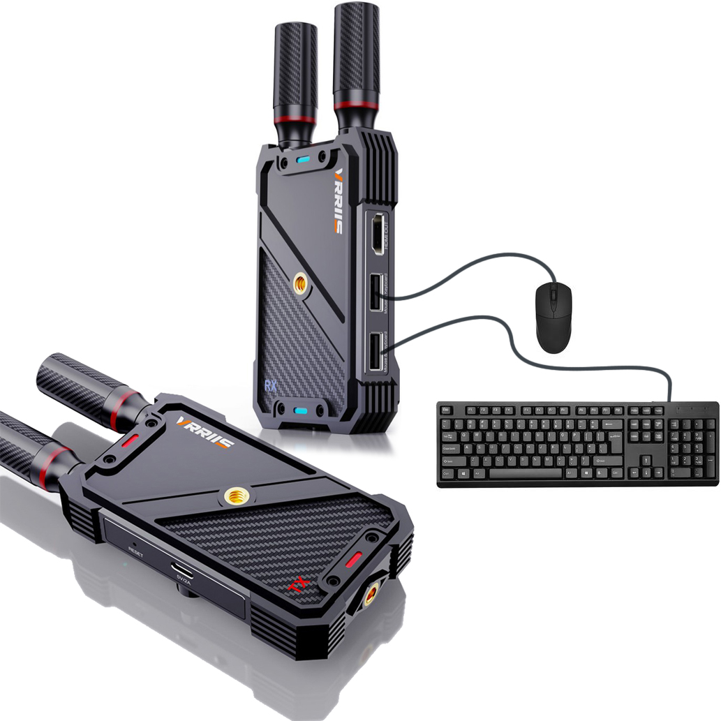 Photography Videography - VRRIIS WL082K ชุดส่งสัญญาณภาพและเสียง HDMI KVM ไร้สาย