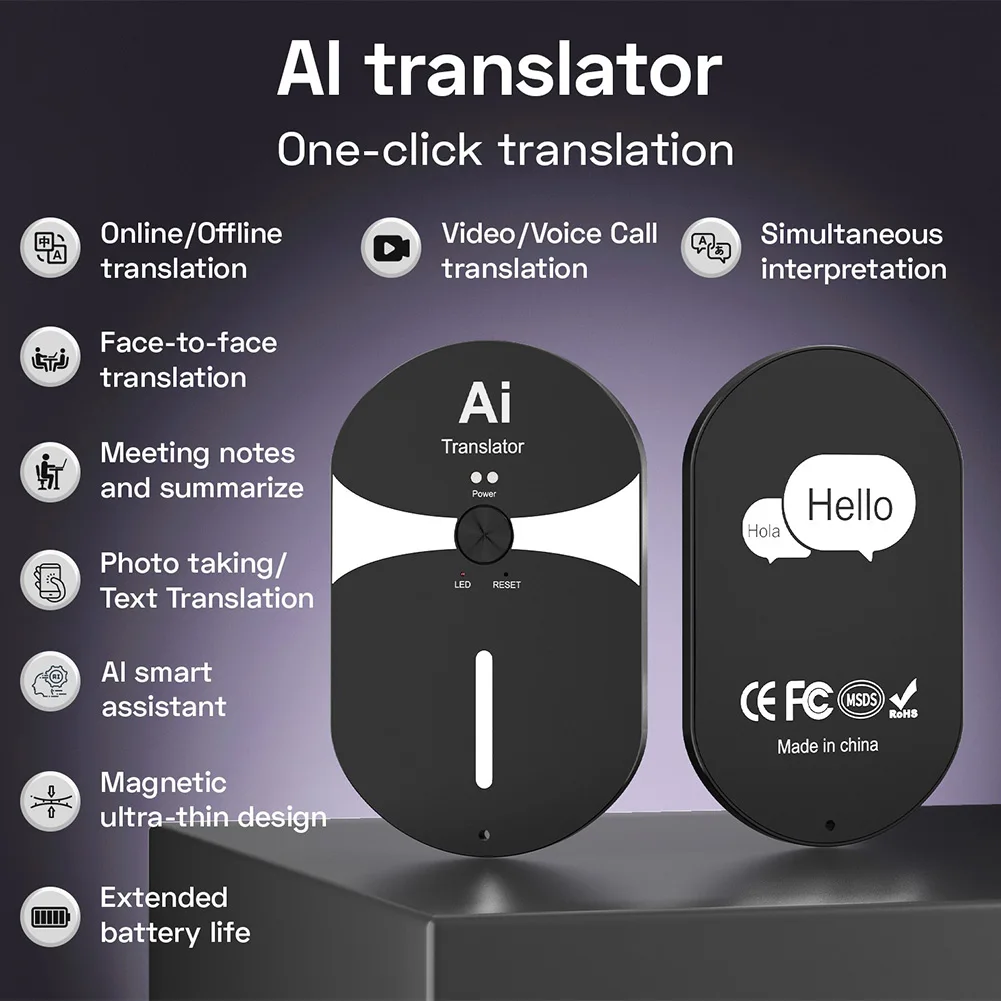อุปกรณ์แปลภาษา AI รองรับ 140+  - Photography With Ai บทวิจารณ์และราคา