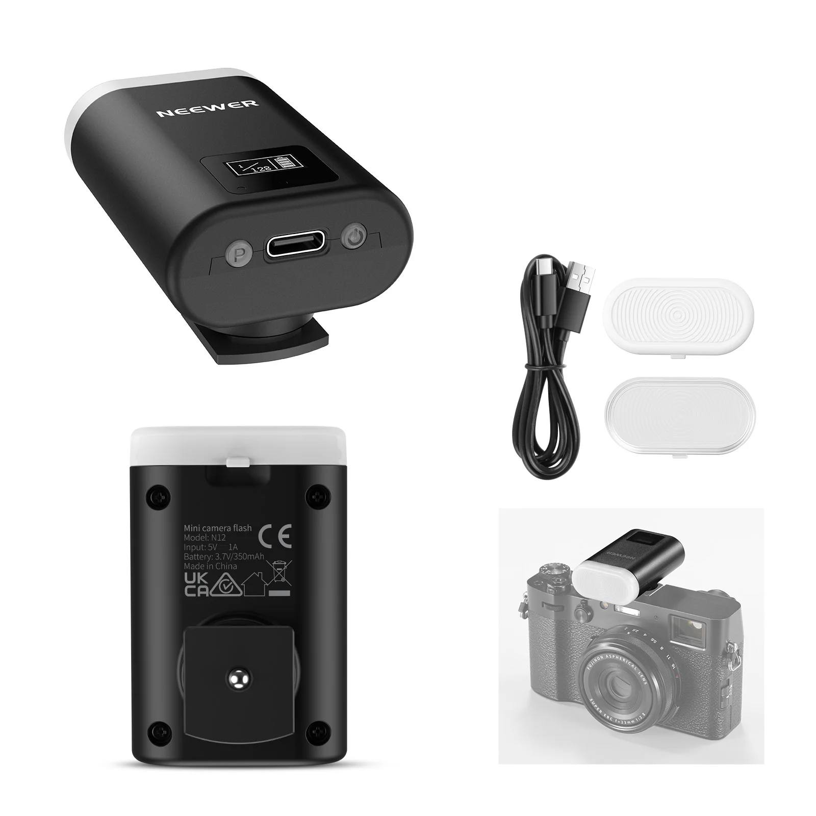 NEEWER N12 แฟลชภายนอกขนาดเล็กพ - Speedlite Flash External บทวิจารณ์และราคา