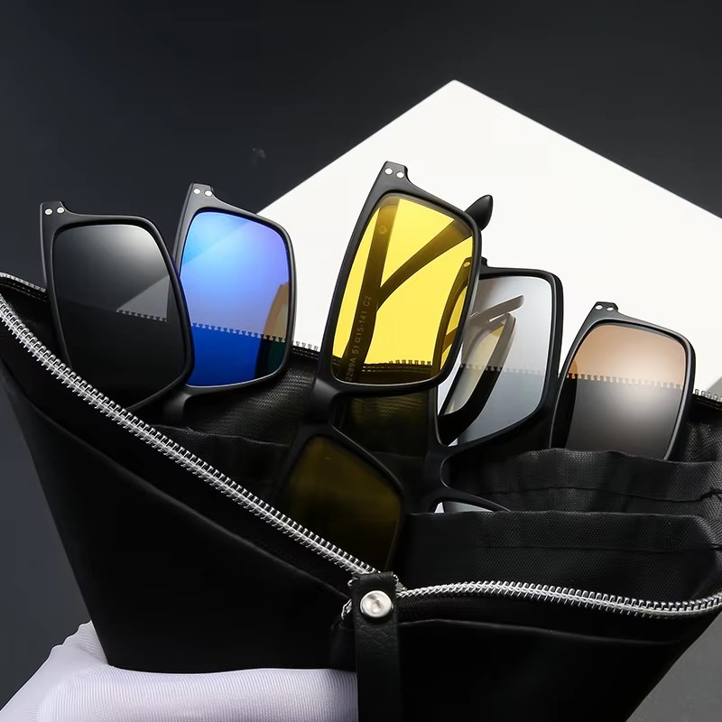 สายตาสั้นแม่เหล็กแว่นตากันแดดผ - Reflector 5 In 1 บทวิจารณ์และราคา