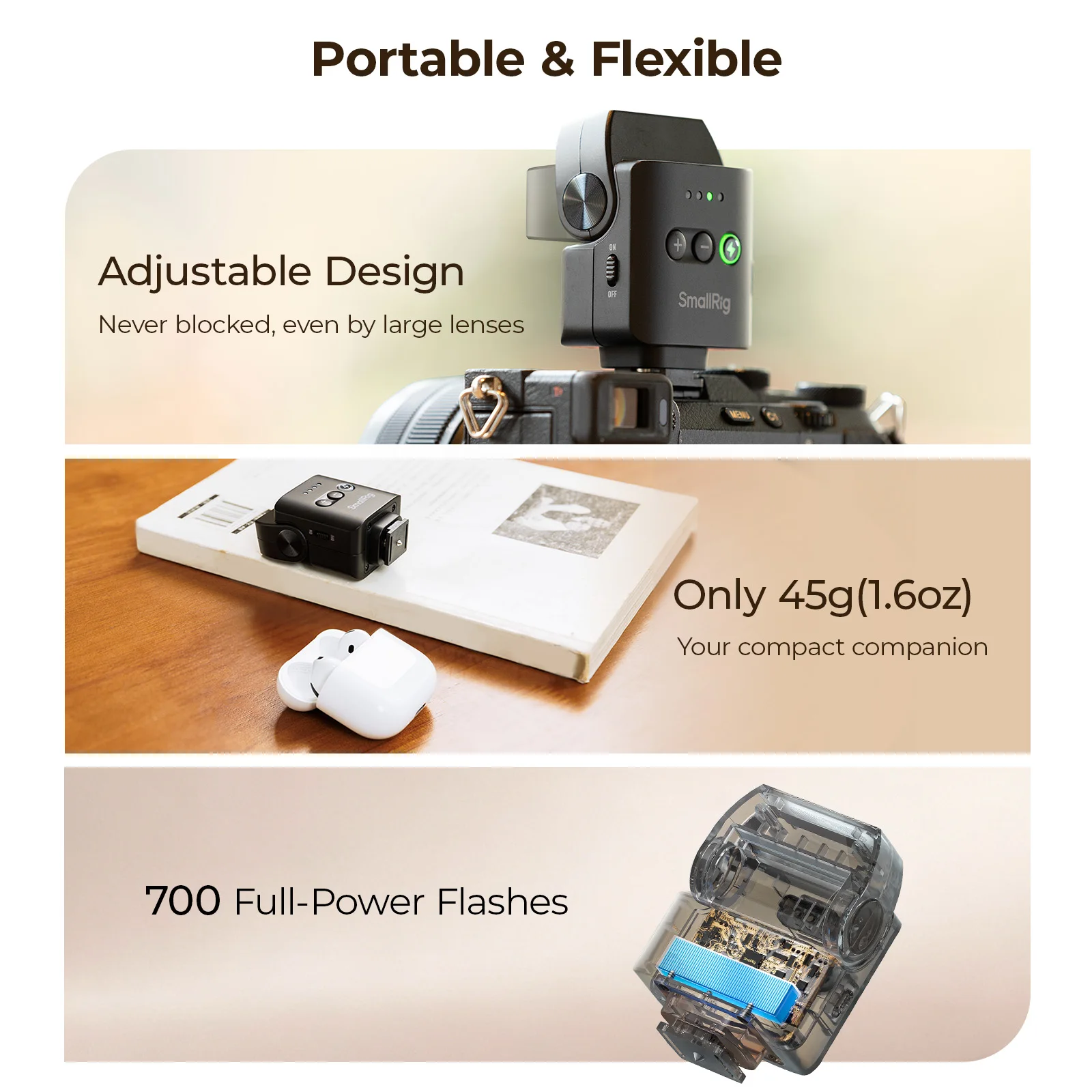 SmallRig 5883 แฟลชเสริมขนาดเล็ - Speedlite Flash External บทวิจารณ์และราคา