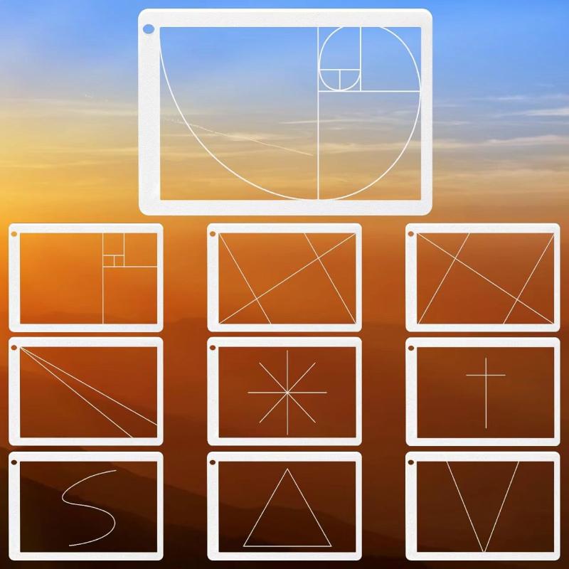 ไม้บรรทัดสัดส่วนทองคำ ฟีโบนัชช - Photography Golden Ratio บทวิจารณ์และราคา