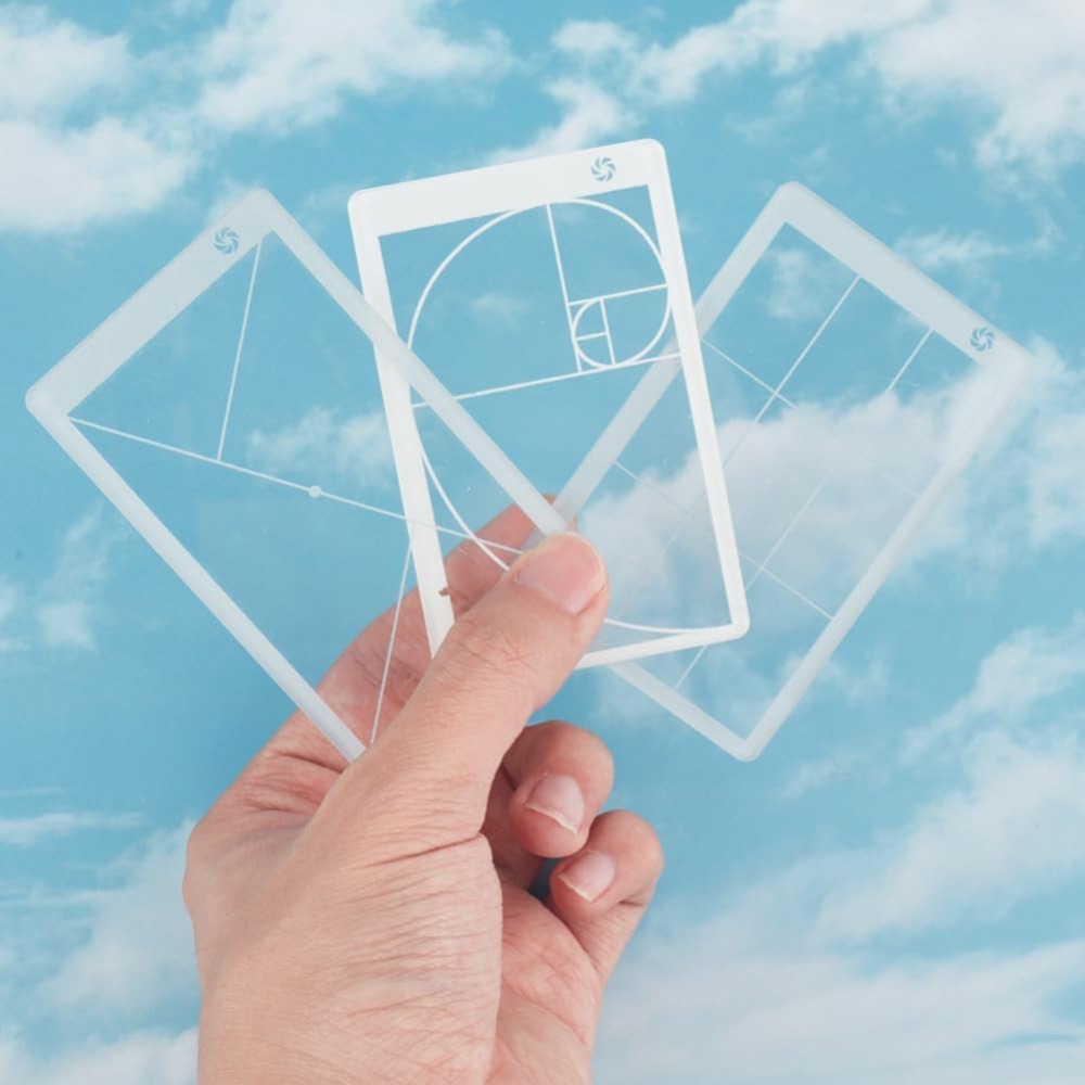 3pcs Golden Ratio View Finder  - Photography Golden Ratio บทวิจารณ์และราคา