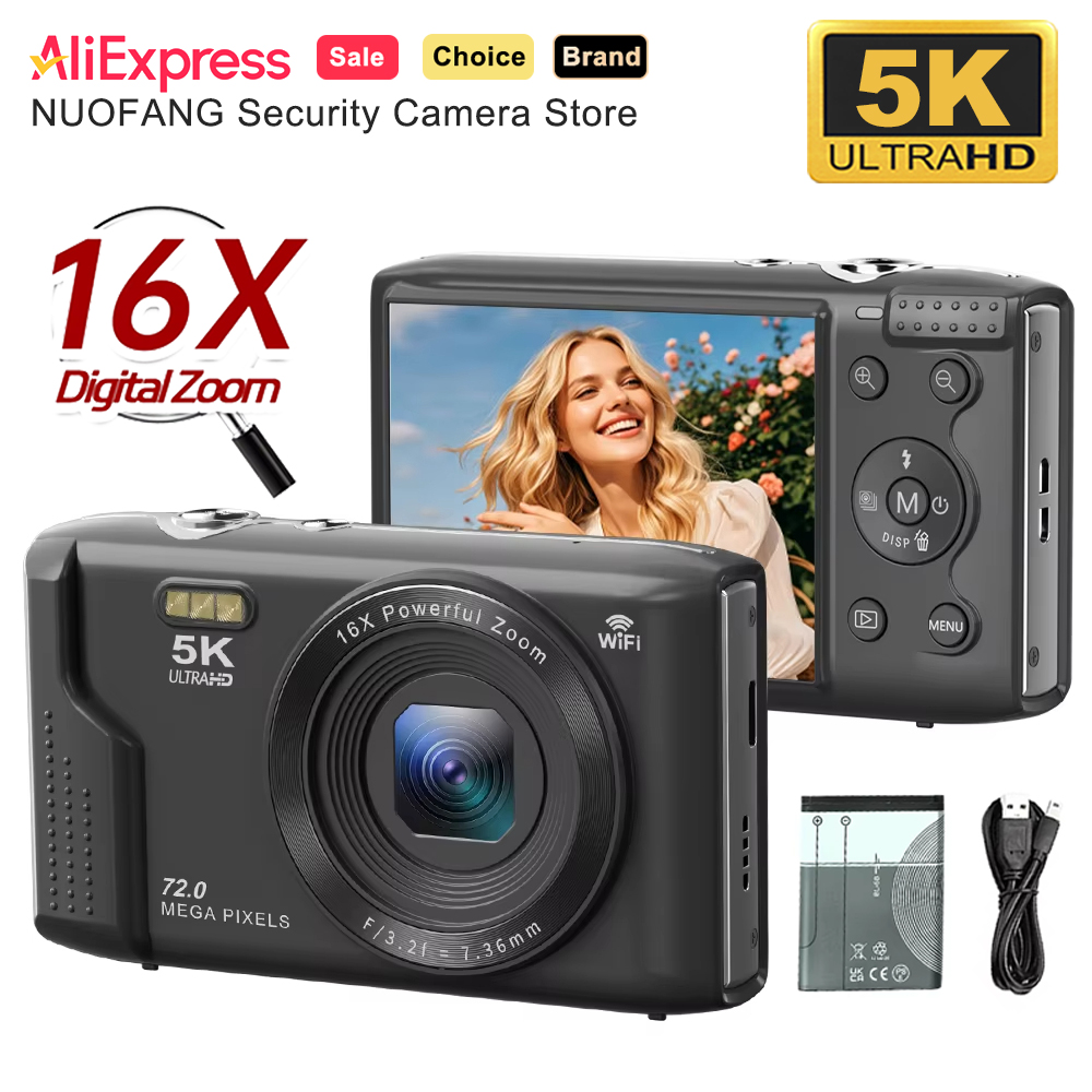 กล้องดิจิตอลสไตล์วินเทจ 72MP 5 - Photography Nature Images บทวิจารณ์และราคา