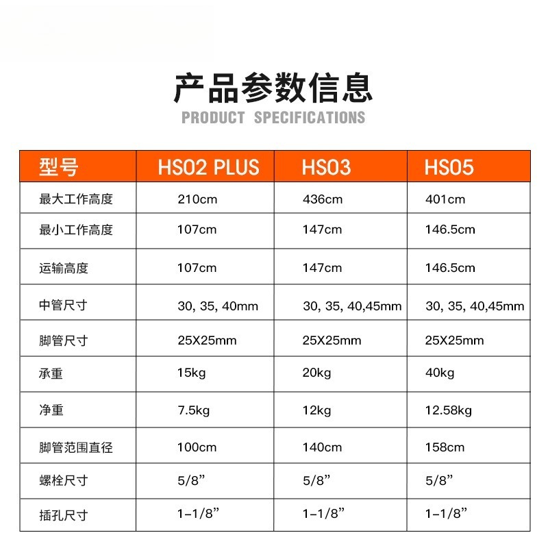 ขาตั้งไฟถ่ายภาพสแตนเลส HS03 รั - Photography Major บทวิจารณ์และราคา