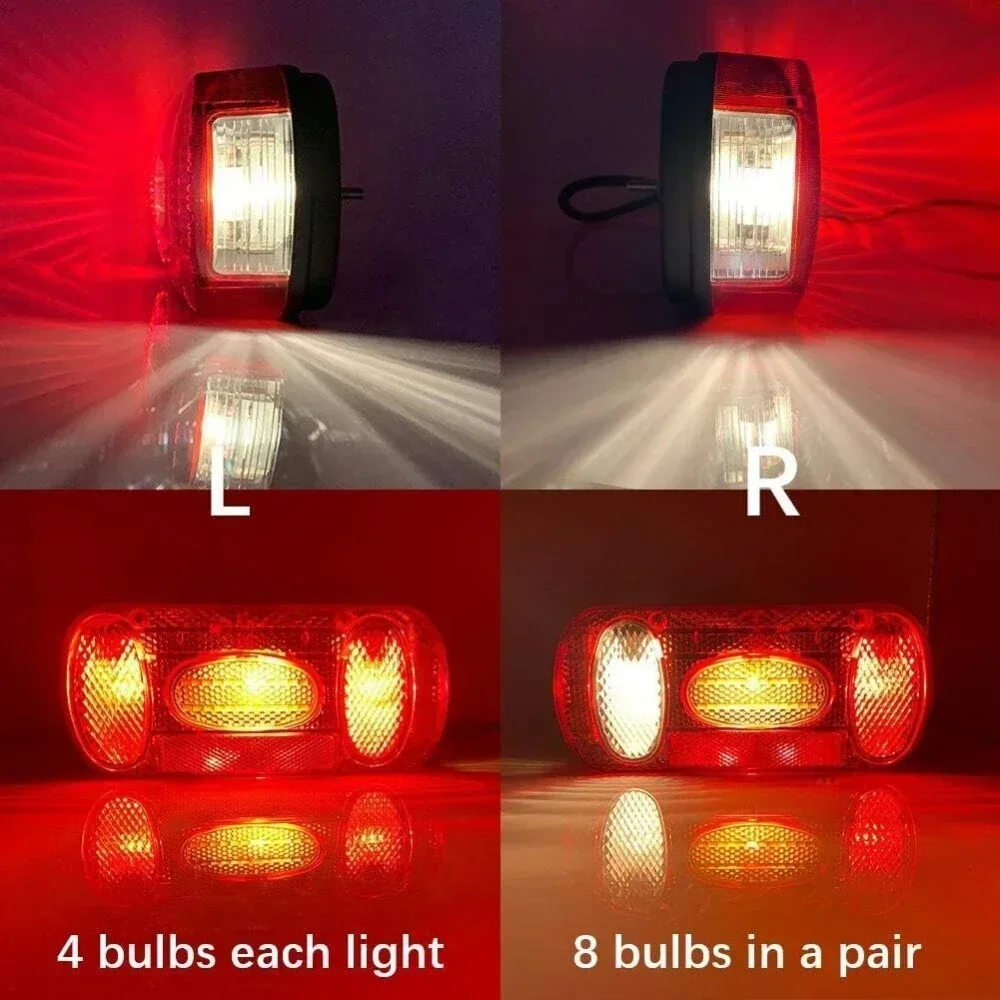 1 ชุด 12V 13 ขา 5.5m สายไฟ 5 ฟ - Reflector 5 In 1 บทวิจารณ์และราคา