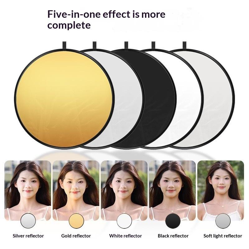 แผ่นสะท้อนแสงแบบกลม 5 in 1 อเน - Reflector 5 In 1 บทวิจารณ์และราคา