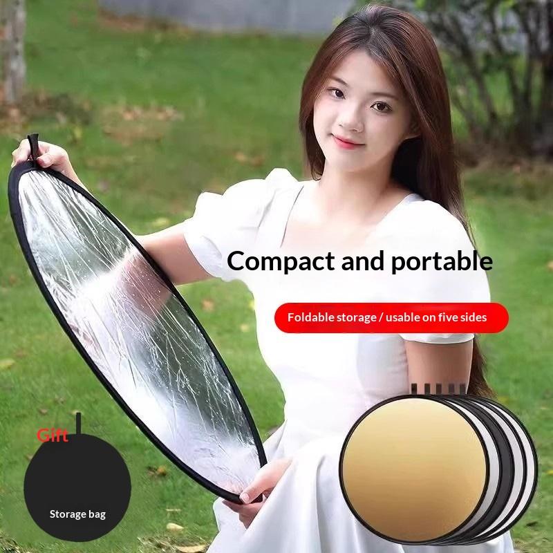 แผ่นสะท้อนแสงแบบกลม 5 in 1 อเน - Reflector 5 In 1 บทวิจารณ์และราคา