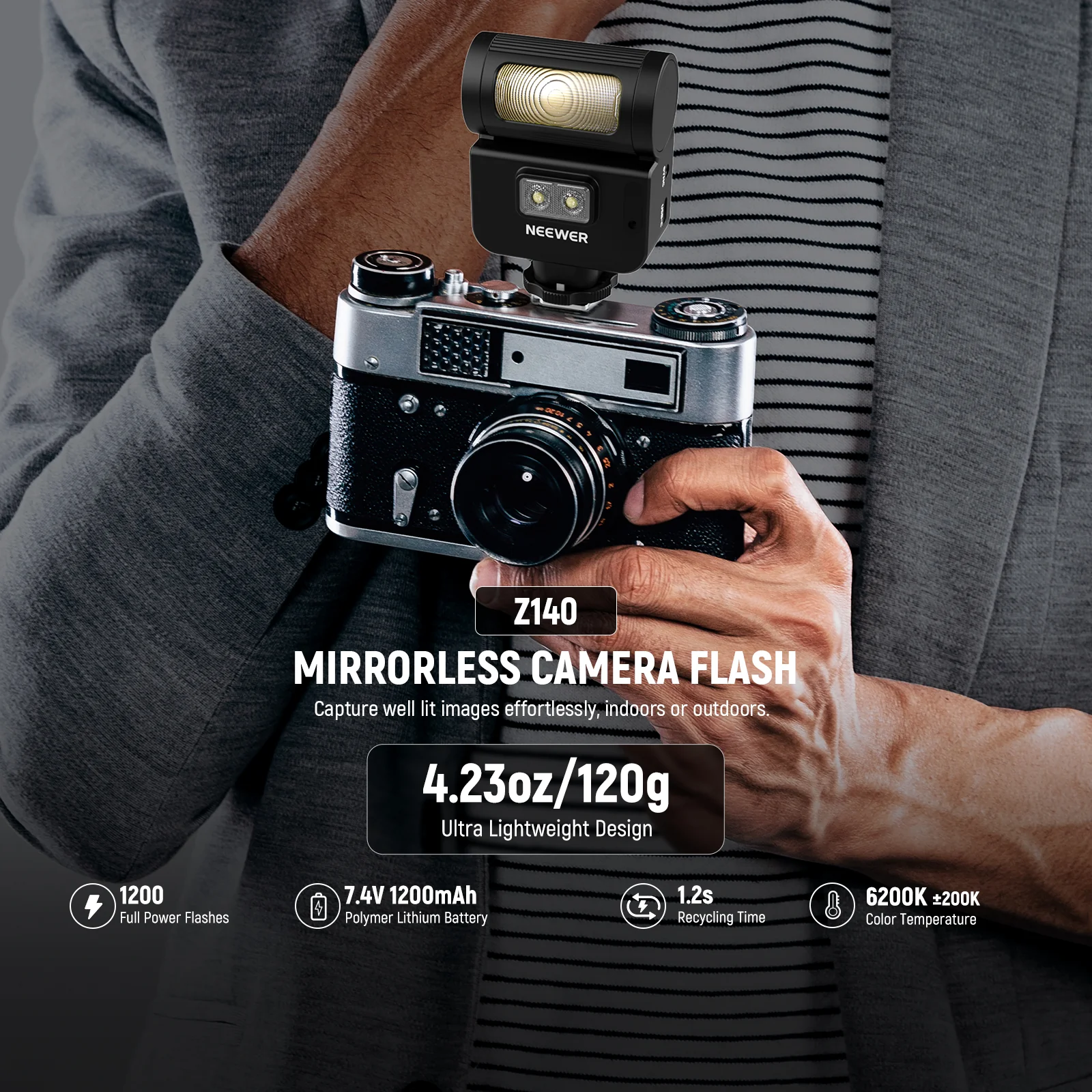 NEEWER Z140 16Ws แฟลชภายนอกขนา - Speedlite Flash External บทวิจารณ์และราคา