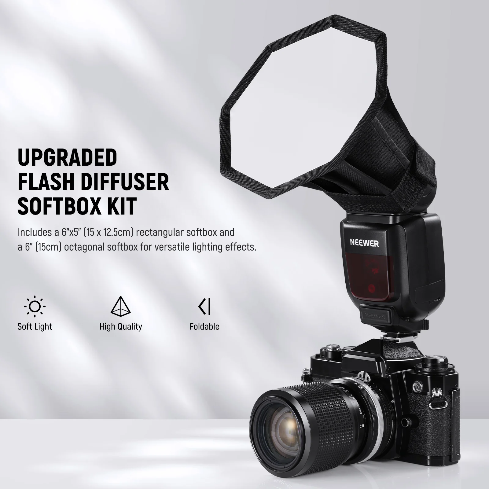 NEEWER NS5P ซอฟต์บ็อกซ์แบบพับไ - Speedlite Flash External บทวิจารณ์และราคา