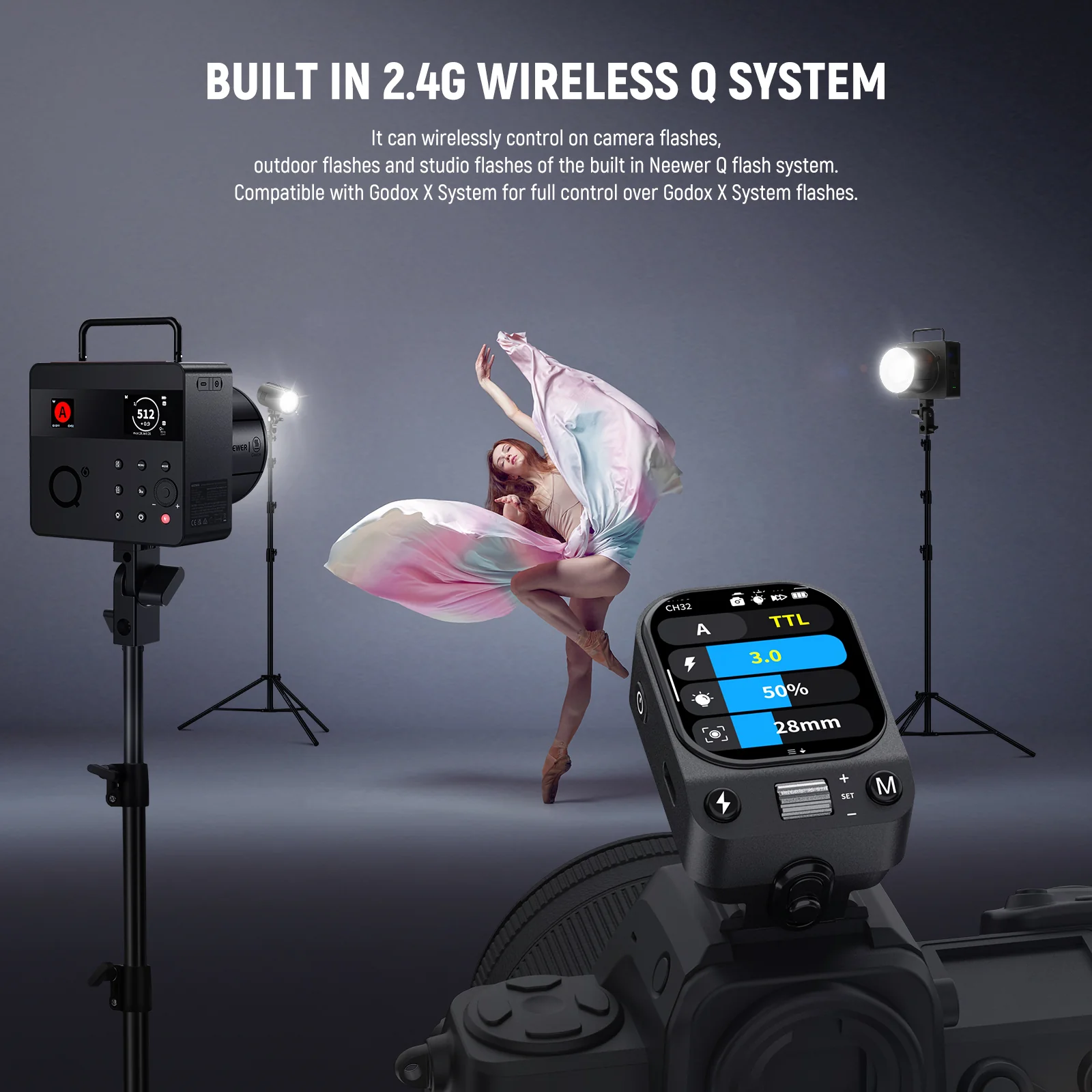 NEEWER QZ TTL ตัวส่งสัญญาณแฟลช - Speedlite Flash External บทวิจารณ์และราคา