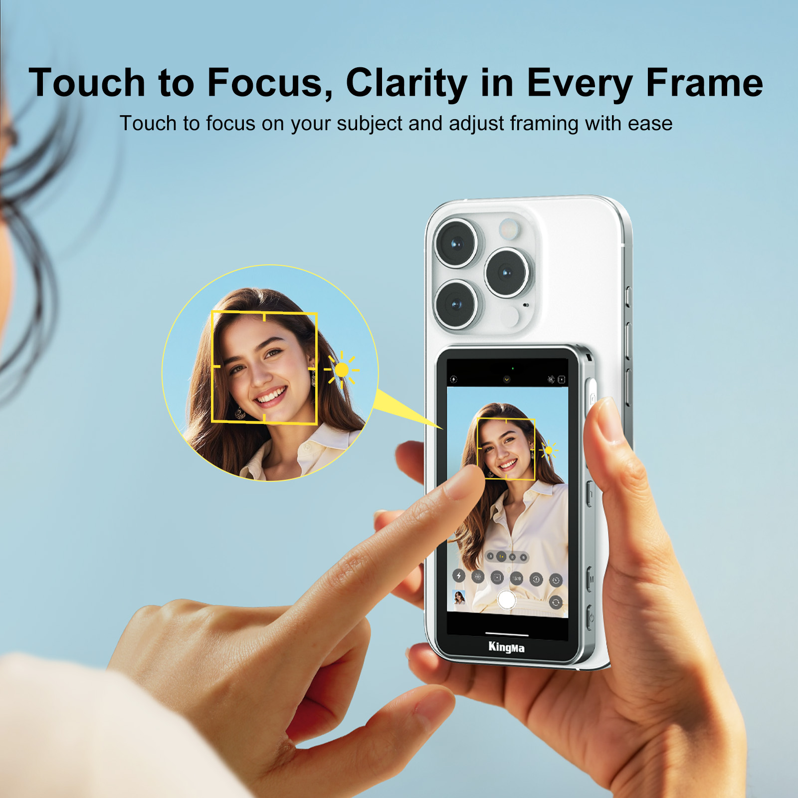 จอภาพเซลฟี่ Vlog สำหรับโทรศัพท - Photography Videography บทวิจารณ์และราคา