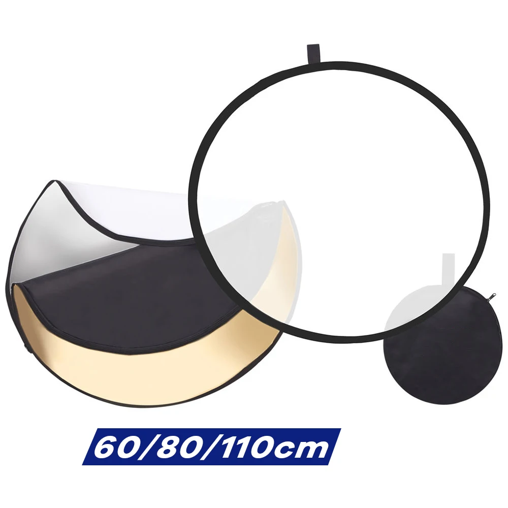 แผ่นสะท้อนแสงแบบวงกลมพับได้ขนา - Reflector 5 In 1 บทวิจารณ์และราคา